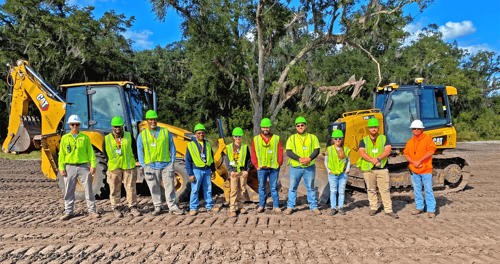 Heavy equipment operator training class.